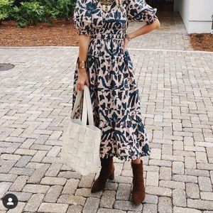 Topshop basket weave bag